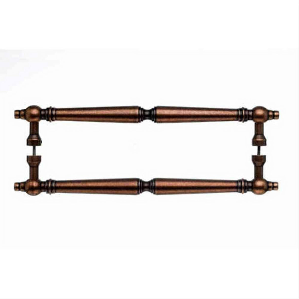 Top Knobs M858-18 PAIR Asbury Door Pull Back to Back 18" Center to Center Old English Copper