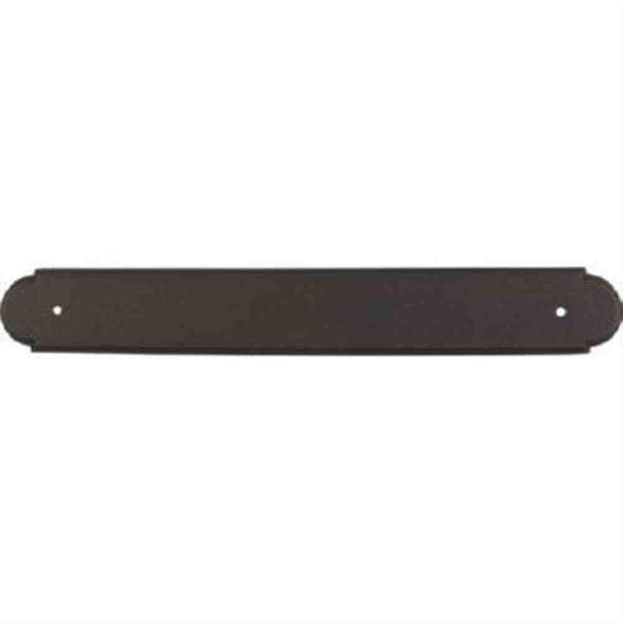 Top Knobs M878 Plain Back Plate 12" Center to Center Rust