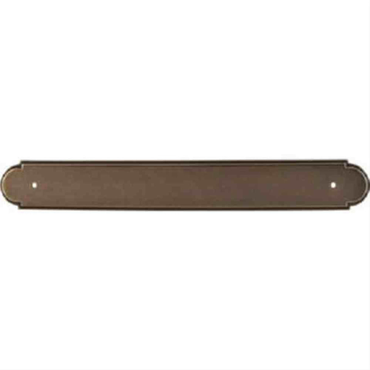 Top Knobs M880 Plain Back Plate 12" Center to Center German Bronze