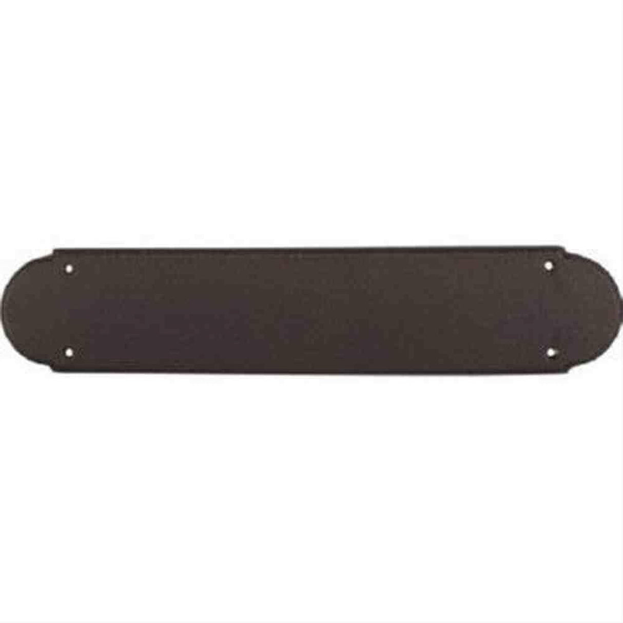 Top Knobs M890 Beaded Push Plate 15" Rust