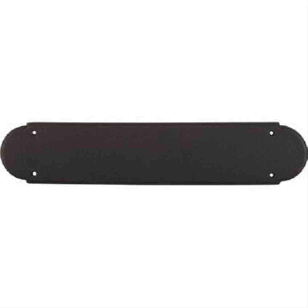 Top Knobs M902 Plain Push Plate 15" Rust