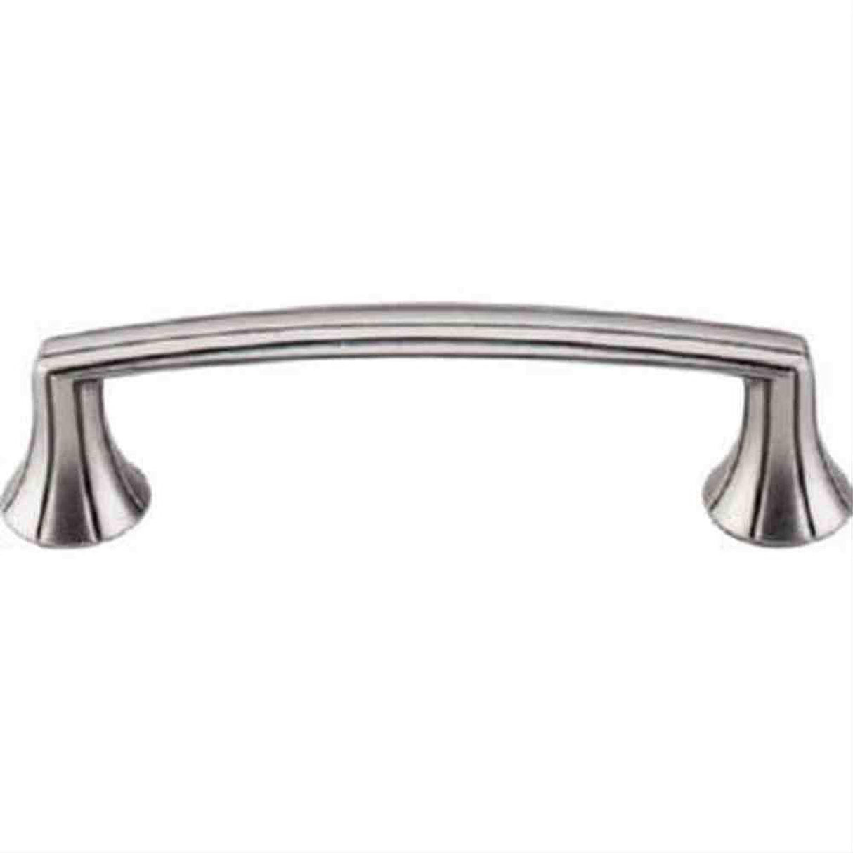 Top Knobs M956 Rue Cabinet Pull 3-3/4" Center to Center Pewter Antique