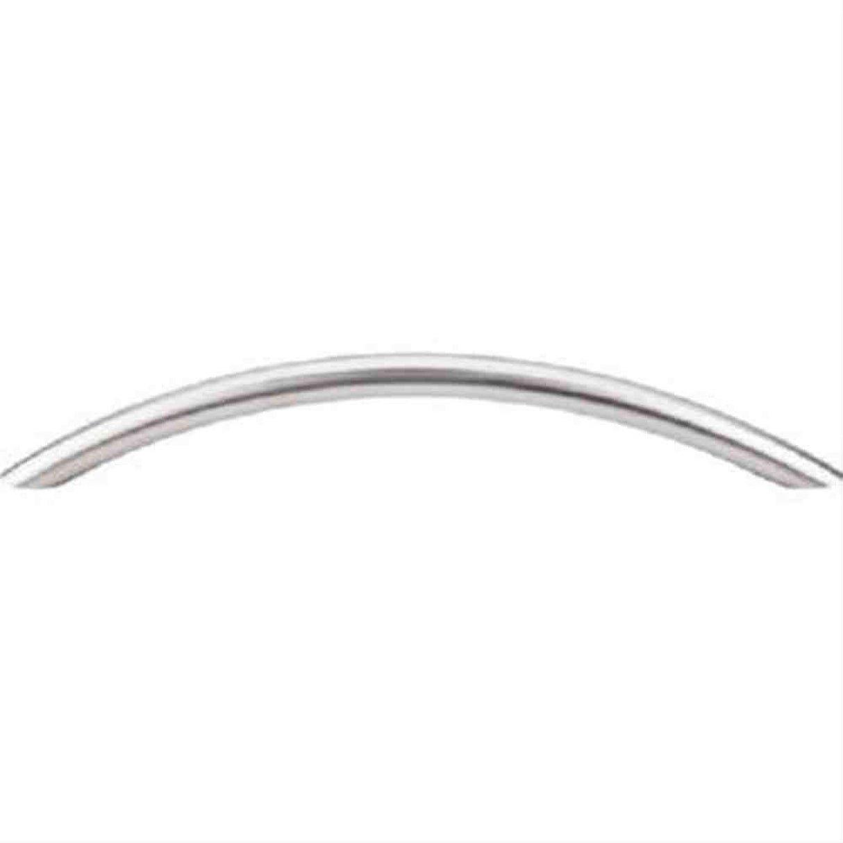Top Knobs SS16 Solid Bowed Bar Cabinet Pull 6-5/16" Center to Center Stainless Steel