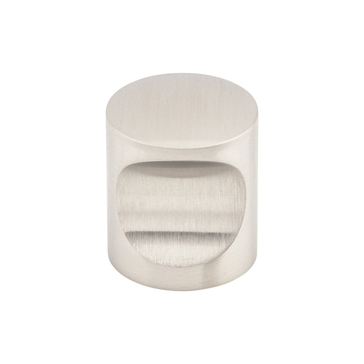 Top Knobs SS22 Indent Cabinet Knob 1" Stainless Steel