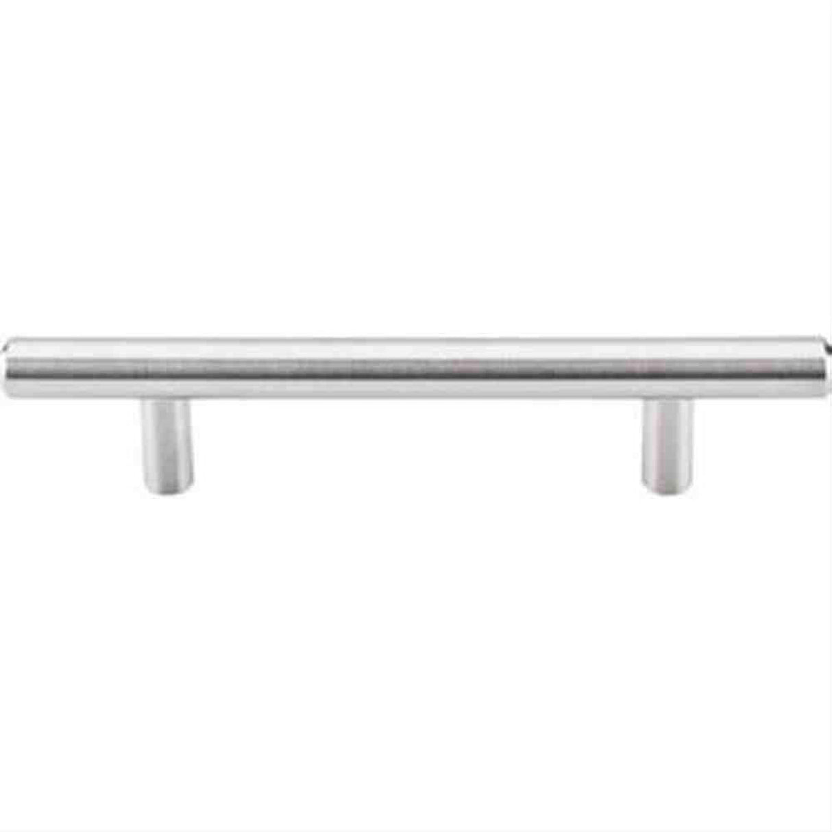 Top Knobs SS3 Solid Bar Cabinet Pull 3-3/4" Center to Center Stainless Steel