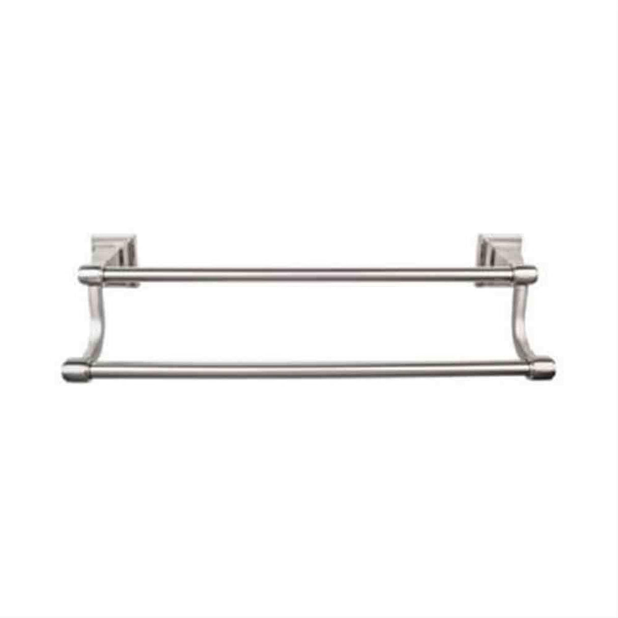 Top Knobs STK11BSN Stratton Bath Towel Bar 30" Double Brushed Satin Nickel