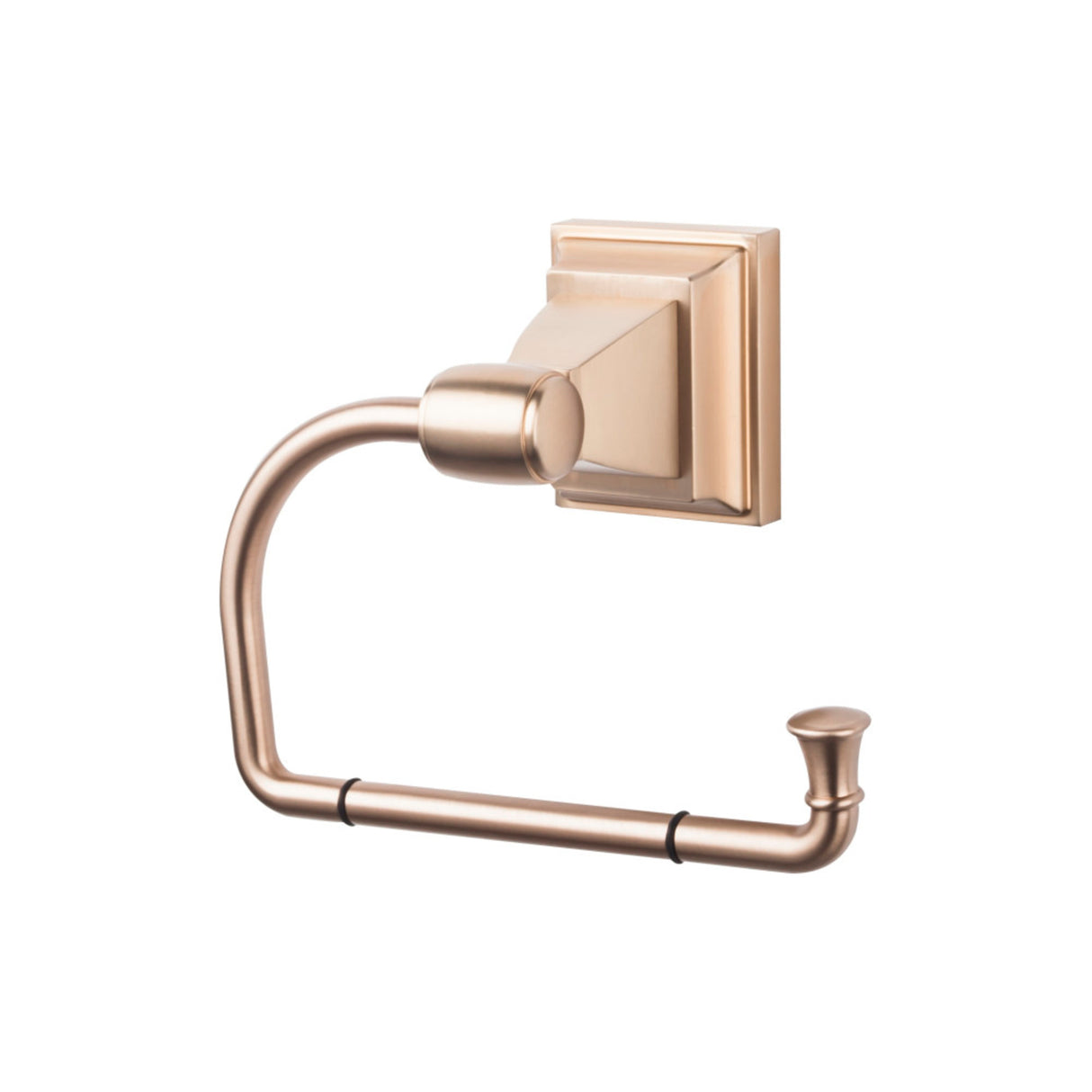 Top Knobs STK4BB TOP BATH (R) Stratton Bath Wall Mounted Toilet Paper Holder Brushed Bronze