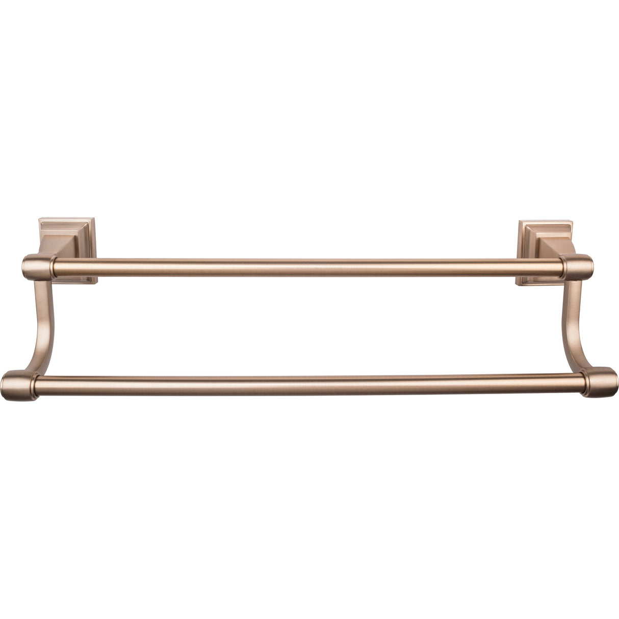 Top Knobs STK7BB TOP BATH (R) Stratton Bath Double 20" Wall Mounted Towel Bar Brushed Bronze