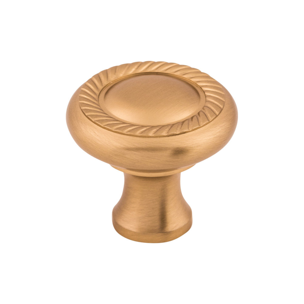 Top Knobs Swirl Cut 1 1/4" Diameter Mushroom Cabinet Knob