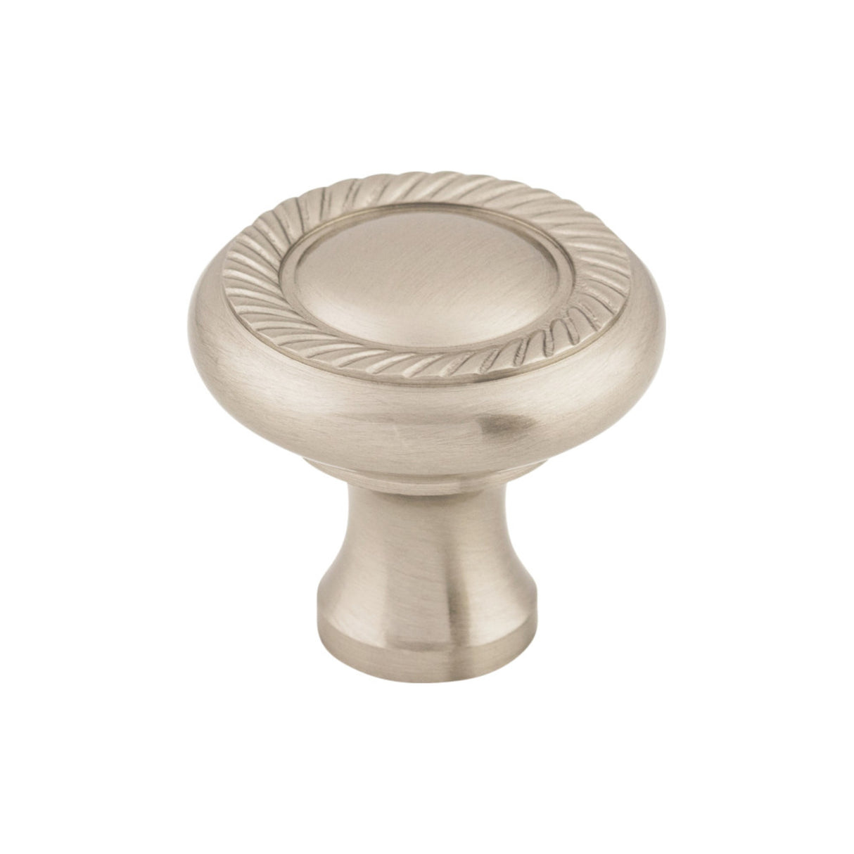 Top Knobs Swirl Cut 1 1/4" Diameter Mushroom Cabinet Knob