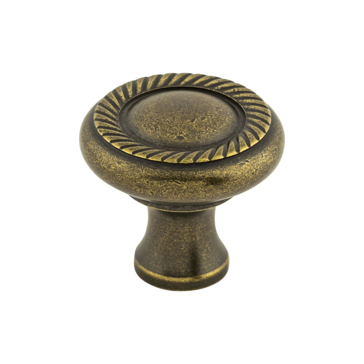 Top Knobs Swirl Cut 1 1/4" Diameter Mushroom Cabinet Knob