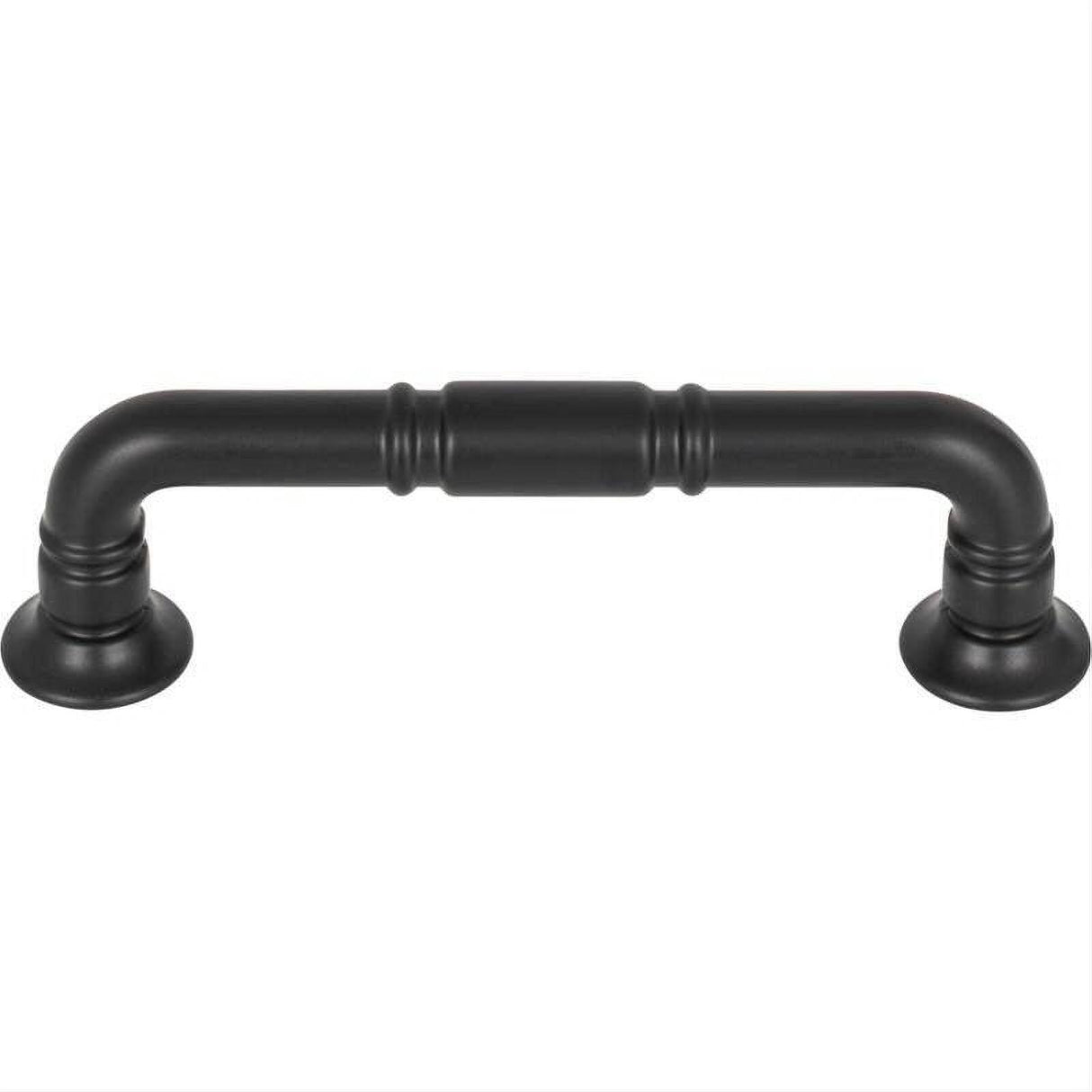 Top Knobs TK1002BLK TK1002 Kent 3 3/4" Center to Center Bar Pull Flat Black