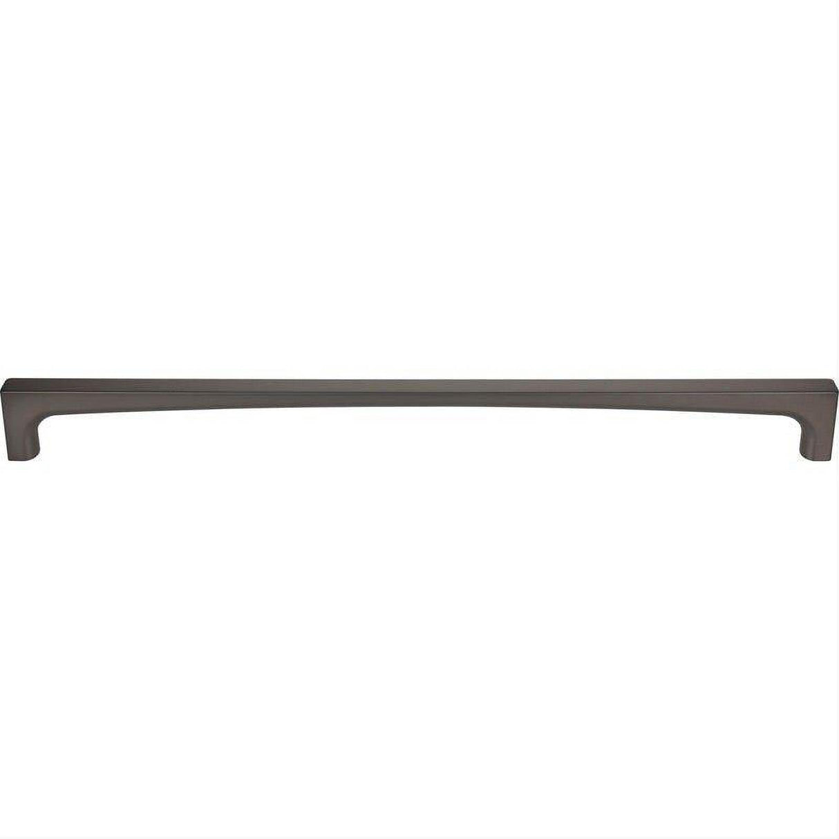 Top Knobs TK1019AG TK1019 Riverside 18" Center to Center Cabinet Pull / Appliance Pull Ash Gray