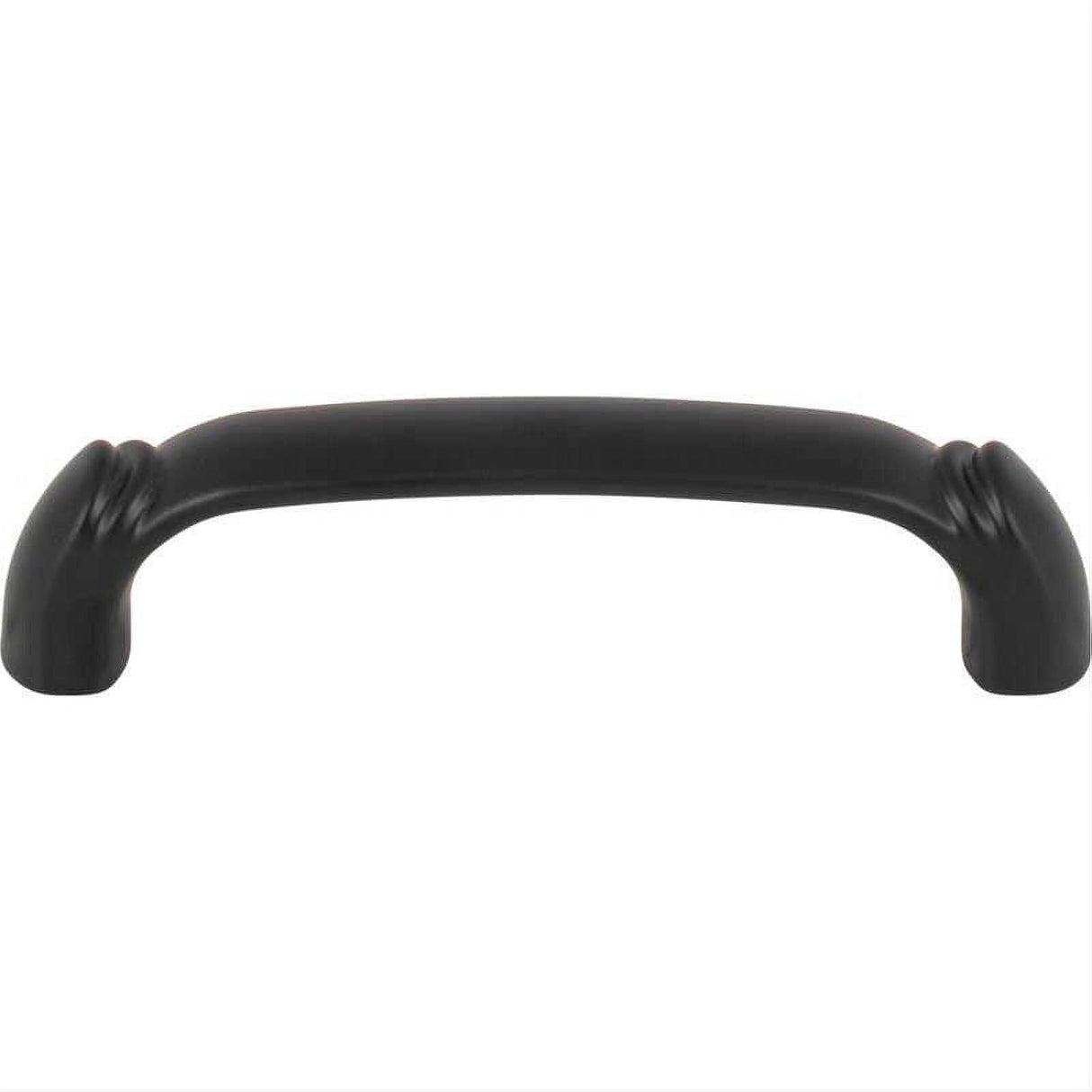 Top Knobs TK1031BLK TK1031 Pomander 3 3/4" Center to Center Arched Cabinet Pull Flat Black