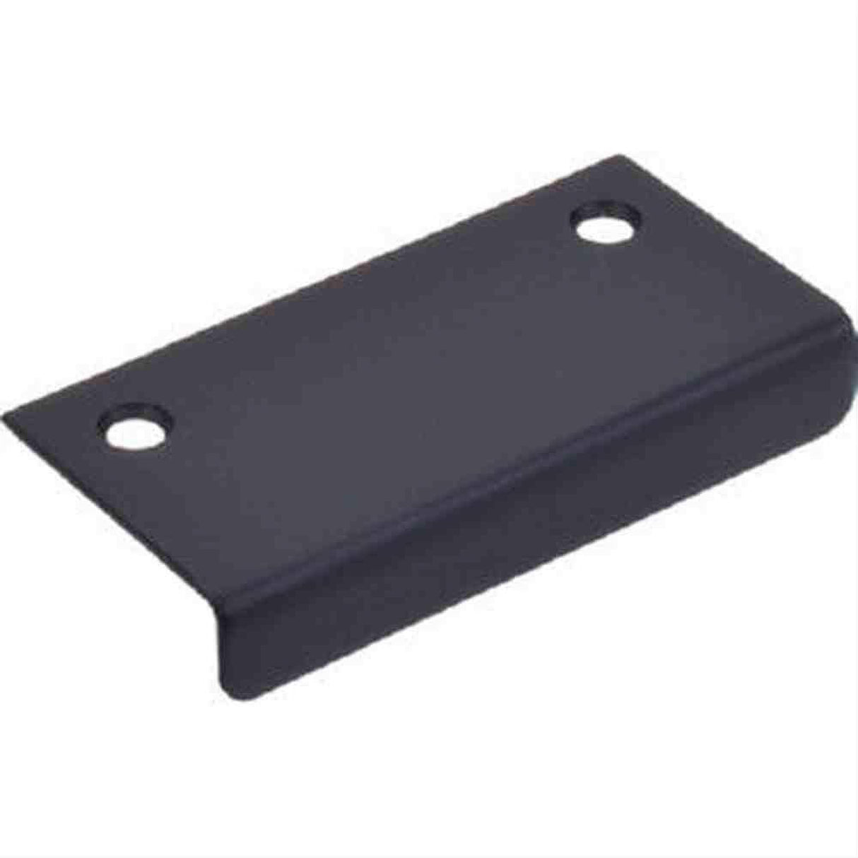 Top Knobs TK103BLK TK103 Tab Cabinet Pull 3" Flat Black