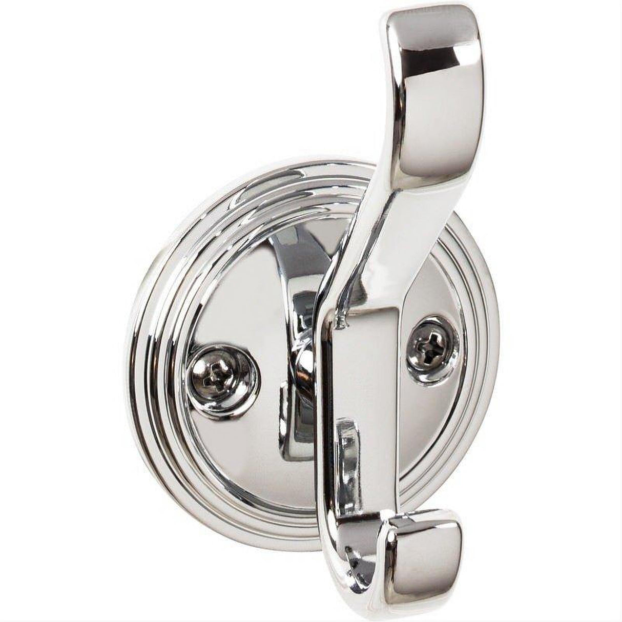 Top Knobs TK1061PC TK1061 Reeded Hook 3 1/8 Inch Polished Chrome