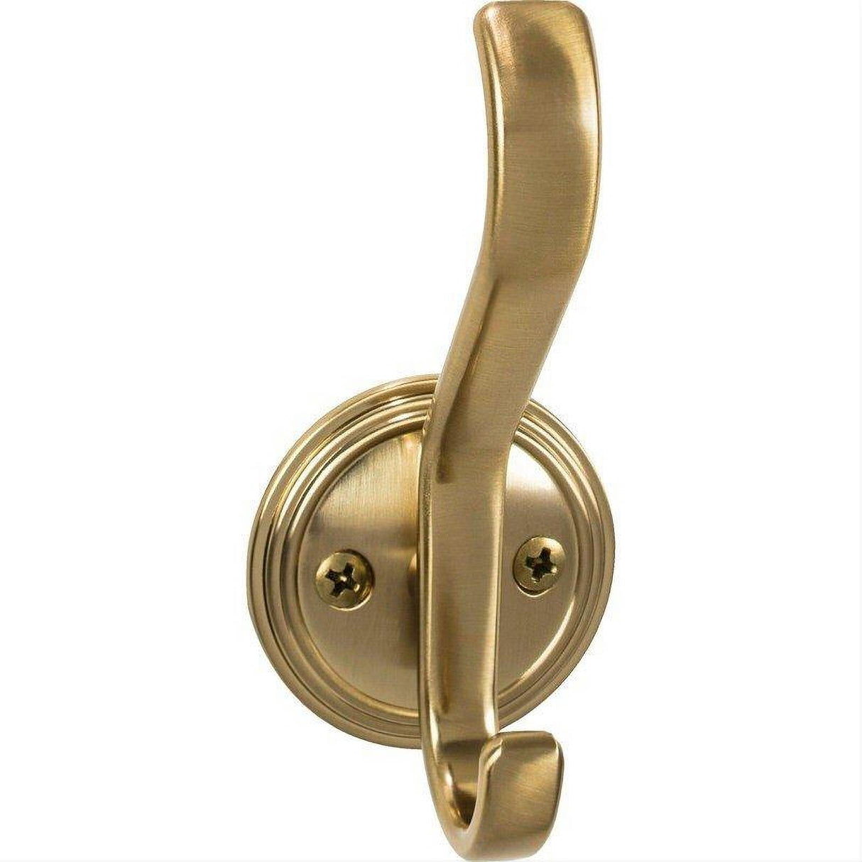 Top Knobs TK1062HB TK1062 Reeded Hook 4 11/16 Inch Honey Bronze