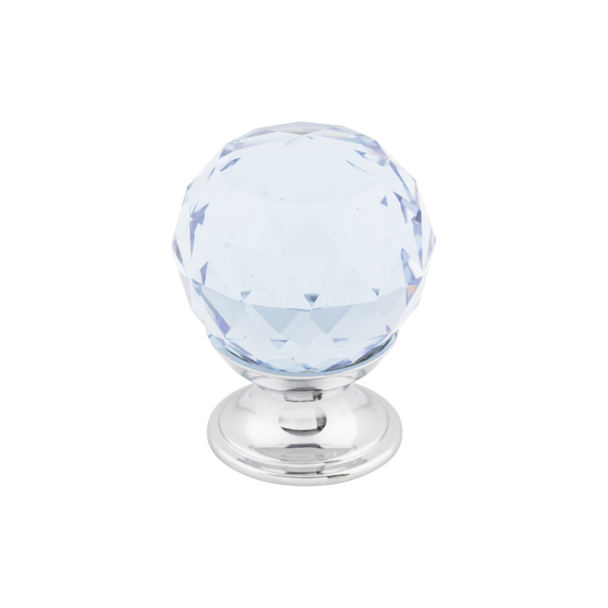 Top Knobs TK113 Light Blue Crystal Cabinet Knob 1-1/8"
