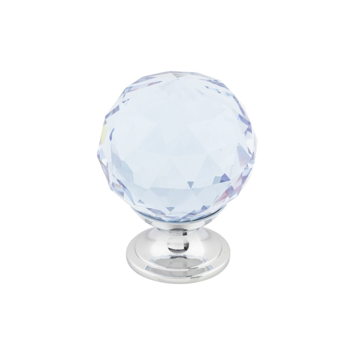 Top Knobs TK114 Light Blue Crystal Cabinet Knob 1-3/8"