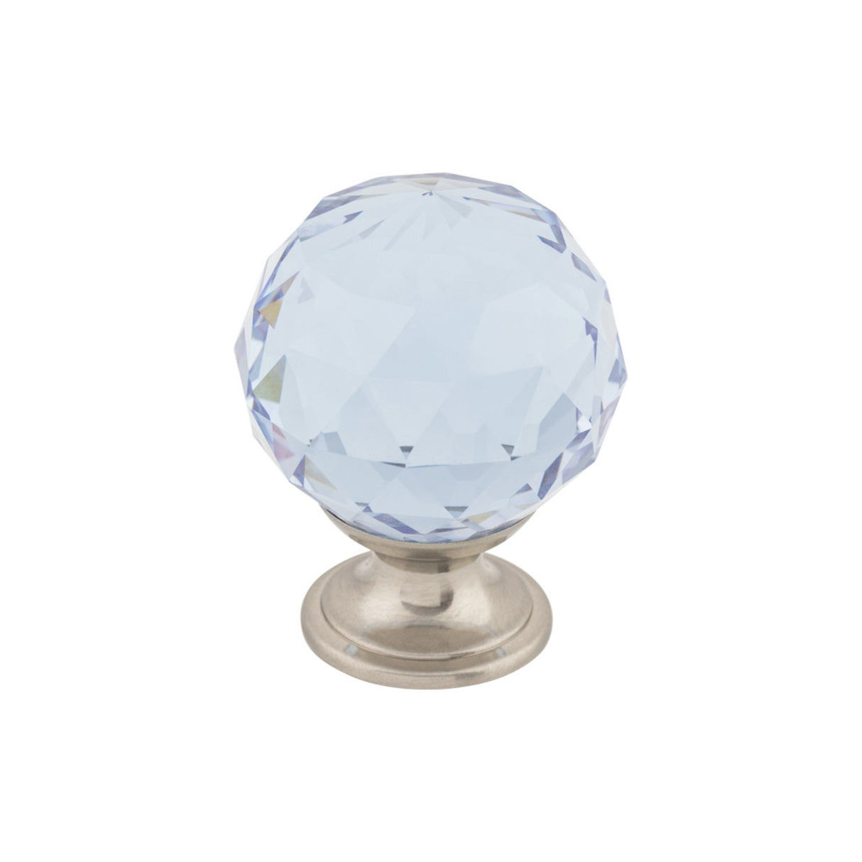 Top Knobs TK114 Light Blue Crystal Cabinet Knob 1-3/8"