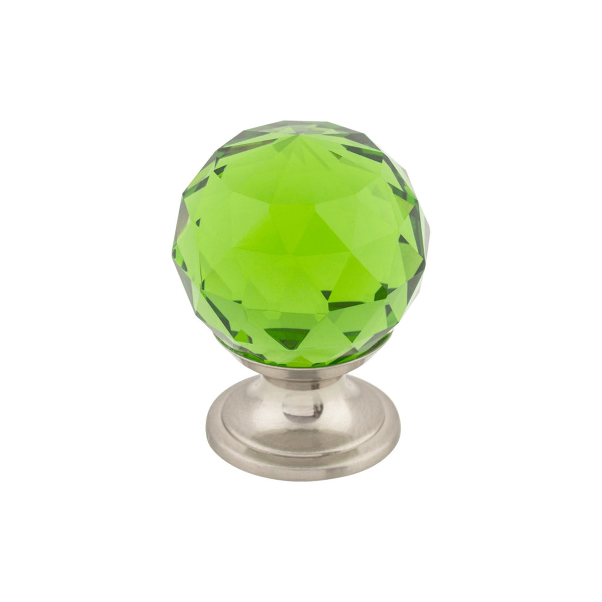 Top Knobs TK119 Green Crystal Cabinet Knob 1-1/8"