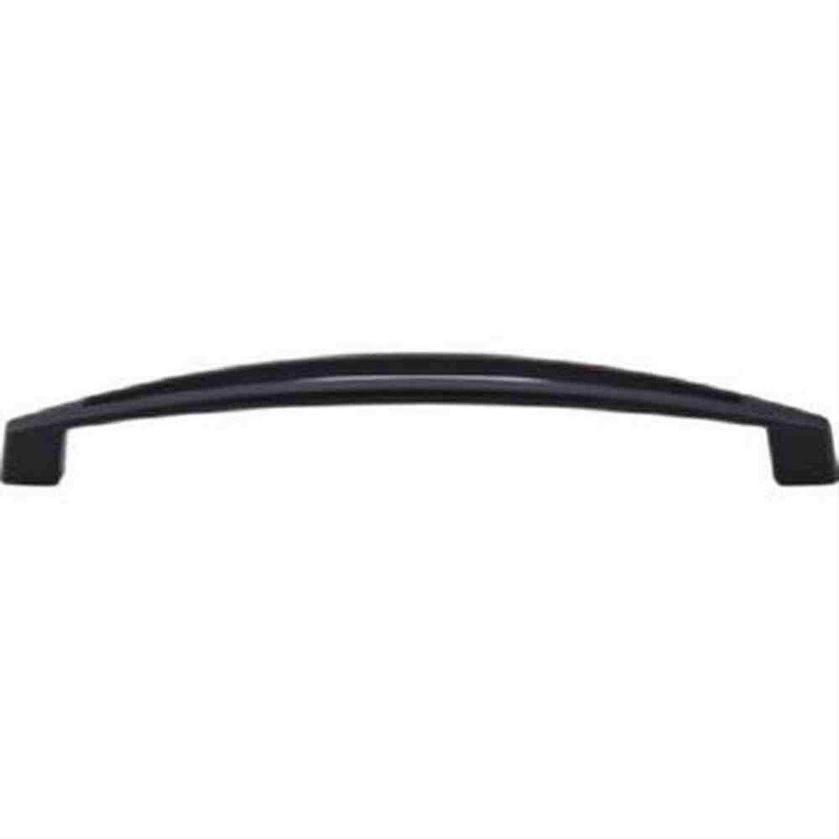 Top Knobs TK147BLK TK147 Verona Cabinet Pull / Appliance Pull 12" Center to Center Flat Black