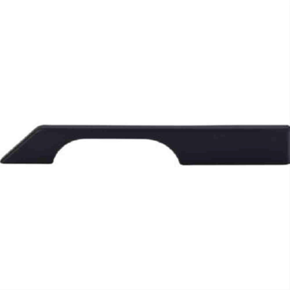 Top Knobs TK15BLK TK15 Tapered Bar Cabinet Pull 7" Center to Center Flat Black
