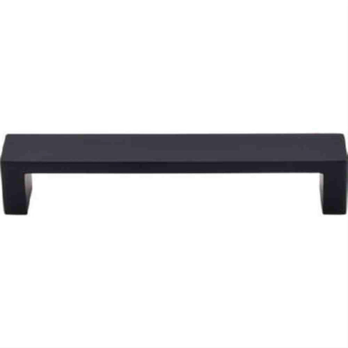 Top Knobs TK251BLK TK251 Modern Metro Cabinet Pull 5" Center to Center Flat Black