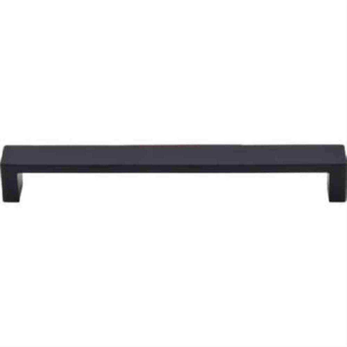 Top Knobs TK252BLK TK252 Modern Metro Cabinet Pull 7" Center to Center Flat Black