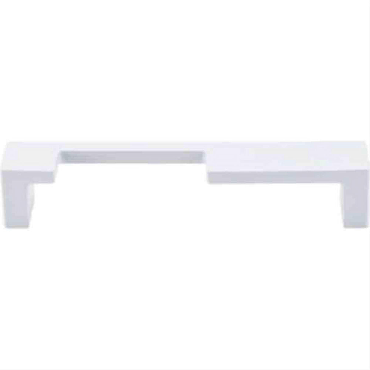 Top Knobs TK256WHT TK256 Modern Metro Notch Cabinet Pull A 5" Center to Center White