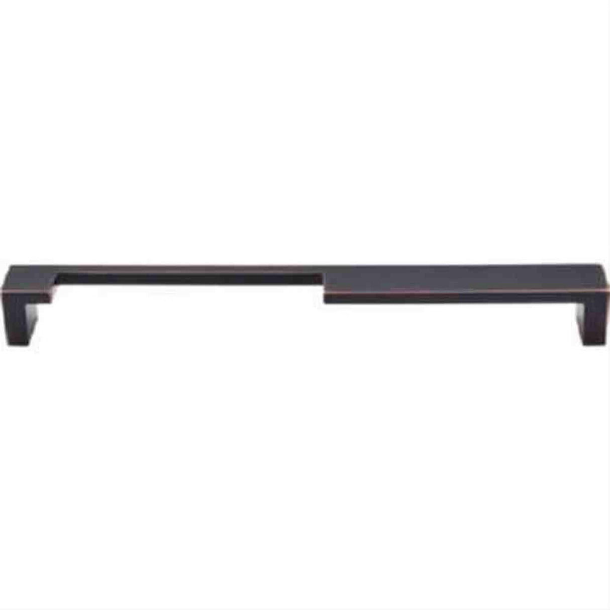 Top Knobs TK258TB TK258 Modern Metro Notch Cabinet Pull A 9" Center to Center Tuscan Bronze