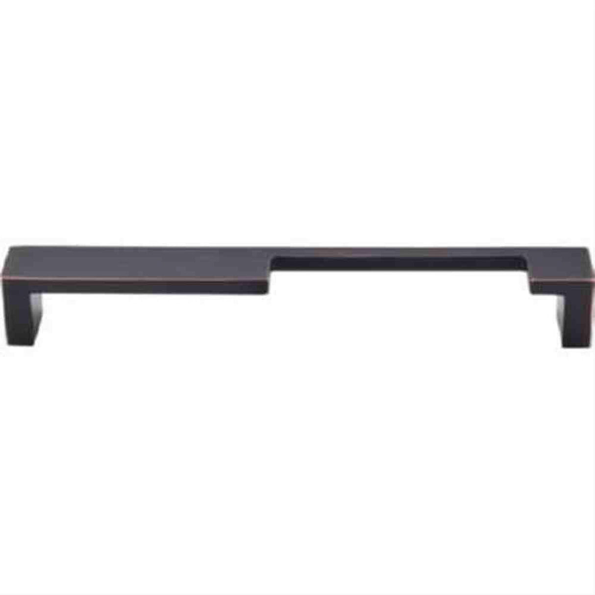Top Knobs TK260TB TK260 Modern Metro Notch Cabinet Pull B 7" Center to Center Tuscan Bronze