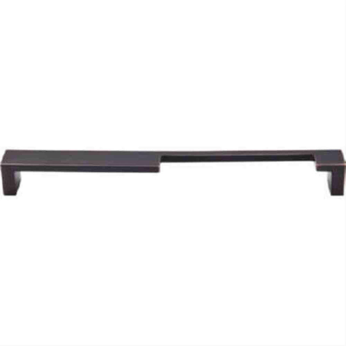 Top Knobs TK261TB TK261 Modern Metro Notch Cabinet Pull B 9" Center to Center Tuscan Bronze