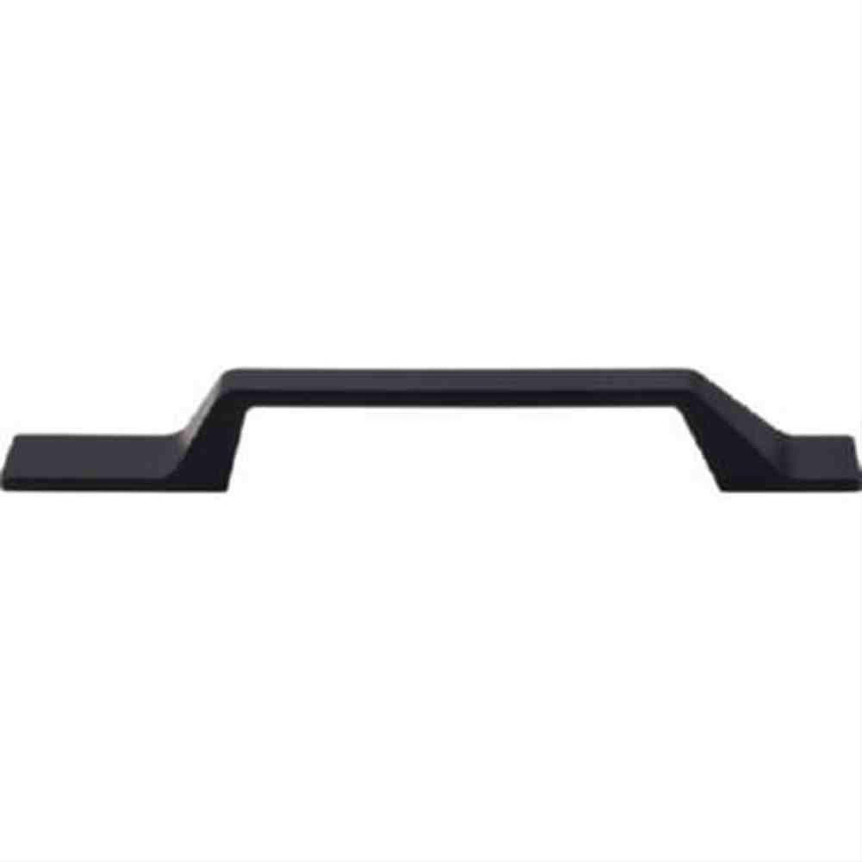 Top Knobs TK271BLK TK271 Modern Metro Asymmetrical Cabinet Pull 5" Center to Center Flat Black