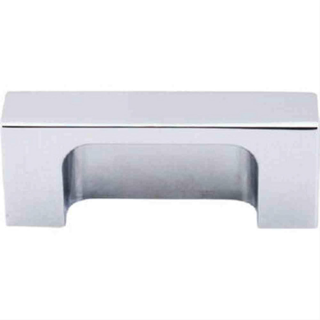 Top Knobs TK275PC TK275 Modern Metro Tab Cabinet Pull 2" Center to Center Polished Chrome