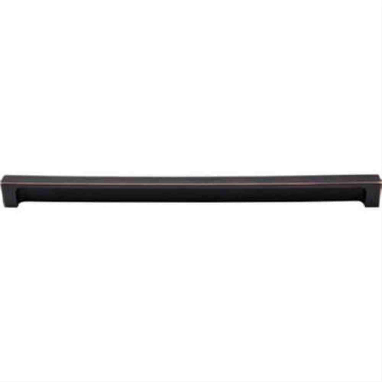 Top Knobs TK278TB Modern Metro Tab Cabinet Pull 12" Center to Center Tuscan Bronze