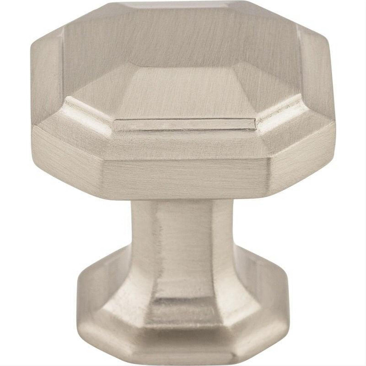 Top Knobs TK286BSN TK286 Emerald 1 1/8" Length Geometric Cabinet Knob Brushed Satin Nickel
