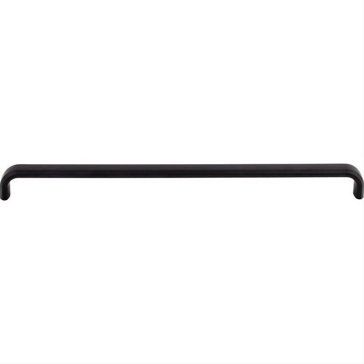 Top Knobs TK3016BLK TK3016 Telfair 12" Center to Center Bar Pull Flat Black