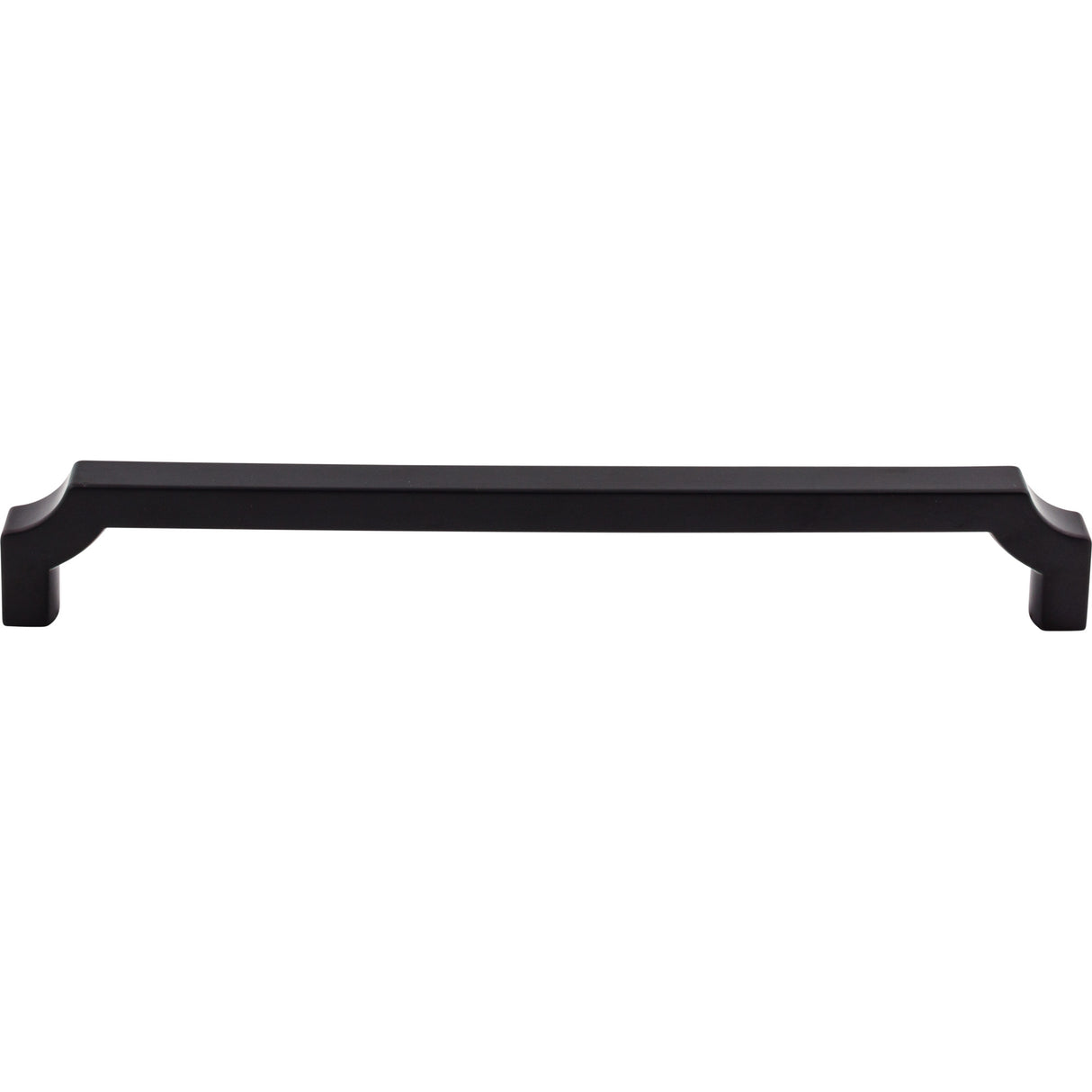 Top Knobs TK3028BLK Davenport 18" Center to Center Appliance Pull Flat Black
