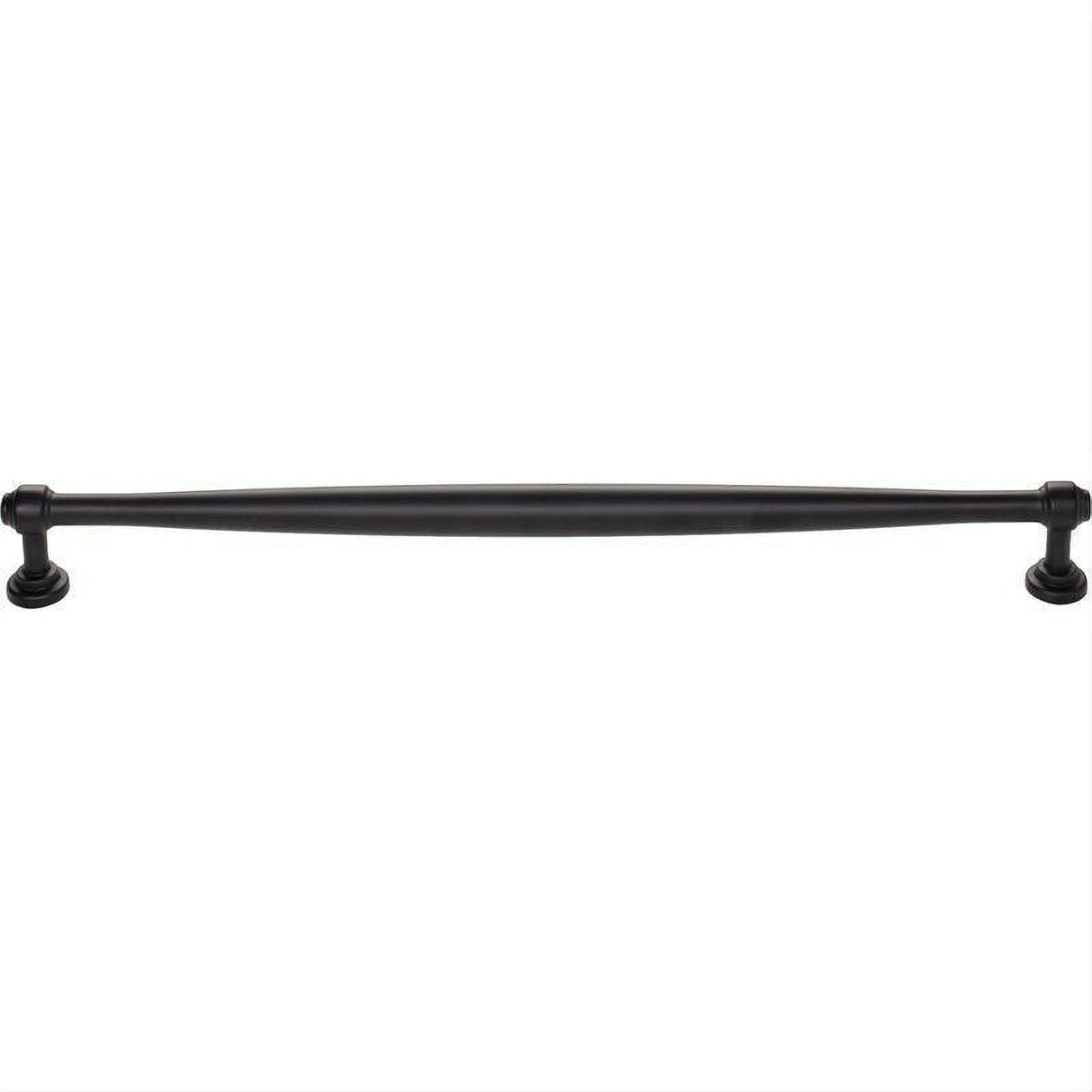 Top Knobs TK3076BLK TK3076 Ulster 12" Centers Bar Pull Flat Black