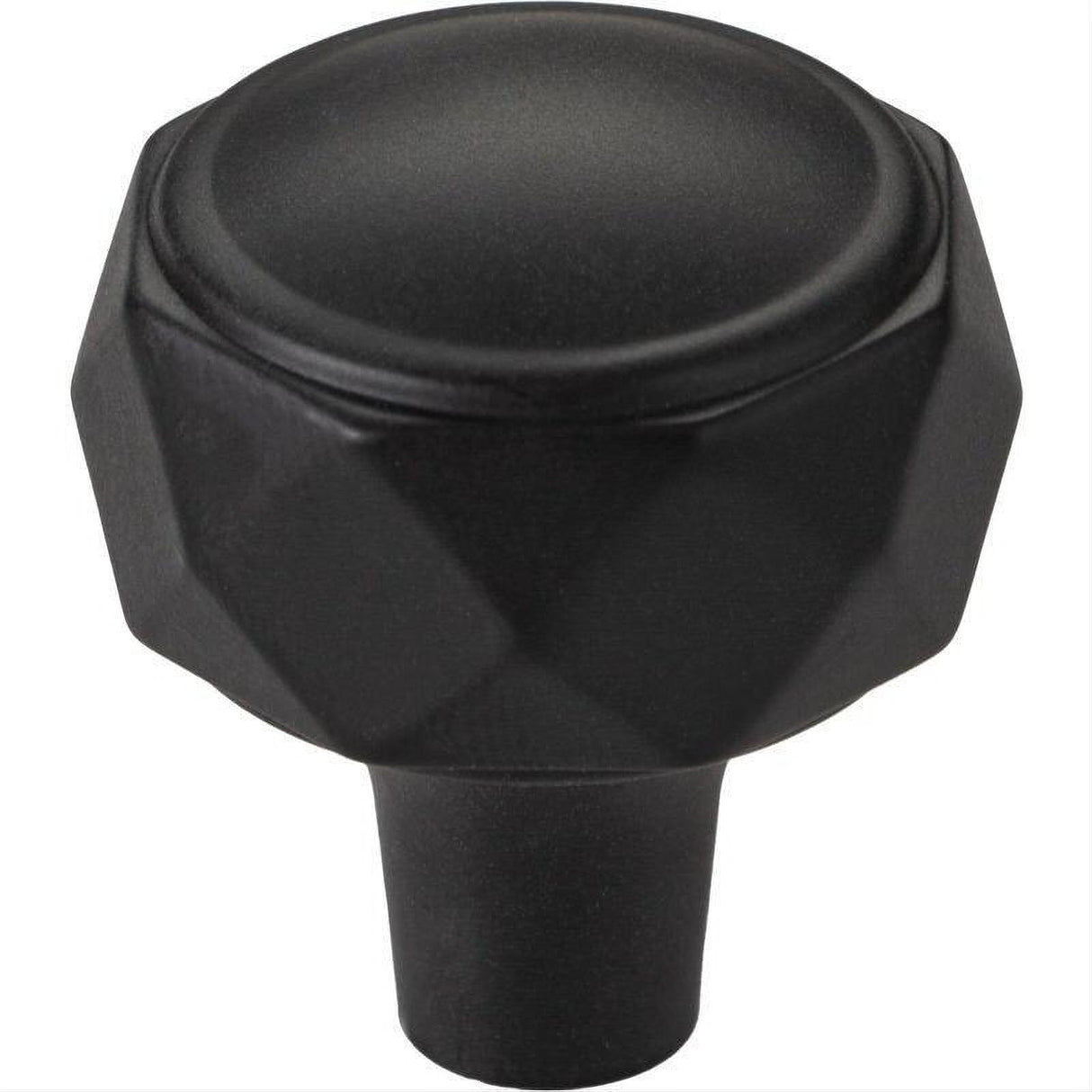 Top Knobs TK3080BLK TK3080 Kingsmill 1-1/4" Diameter Cabinet Knob Flat Black