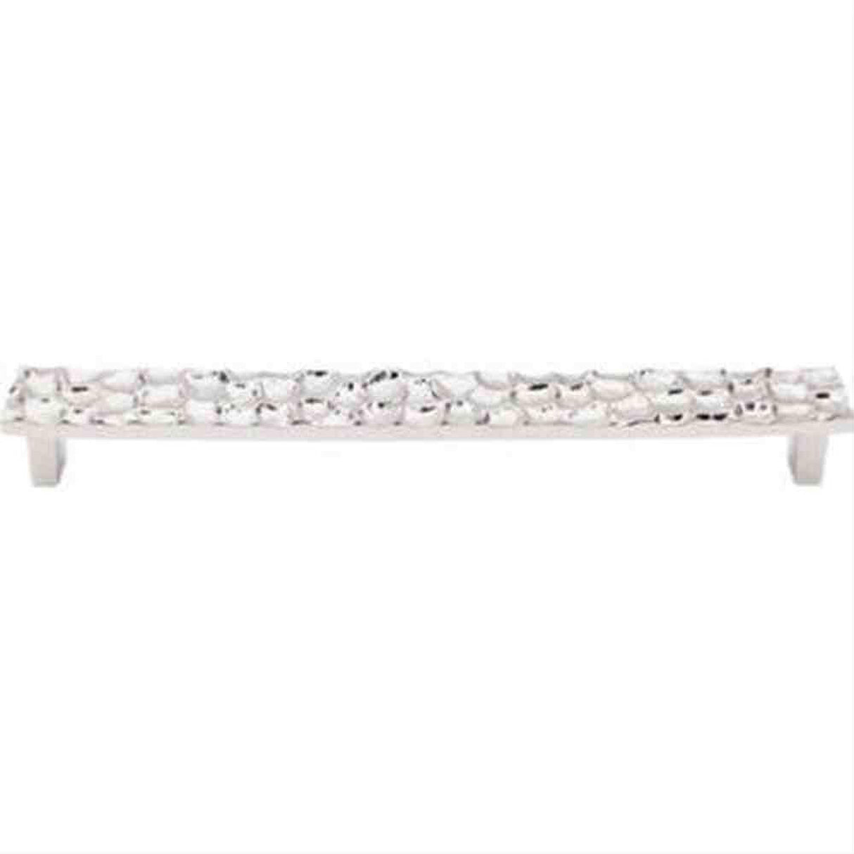 Top Knobs TK308PN TK308 Cobblestone Cabinet Pull 8-13/16" Center to Center Polished Nickel