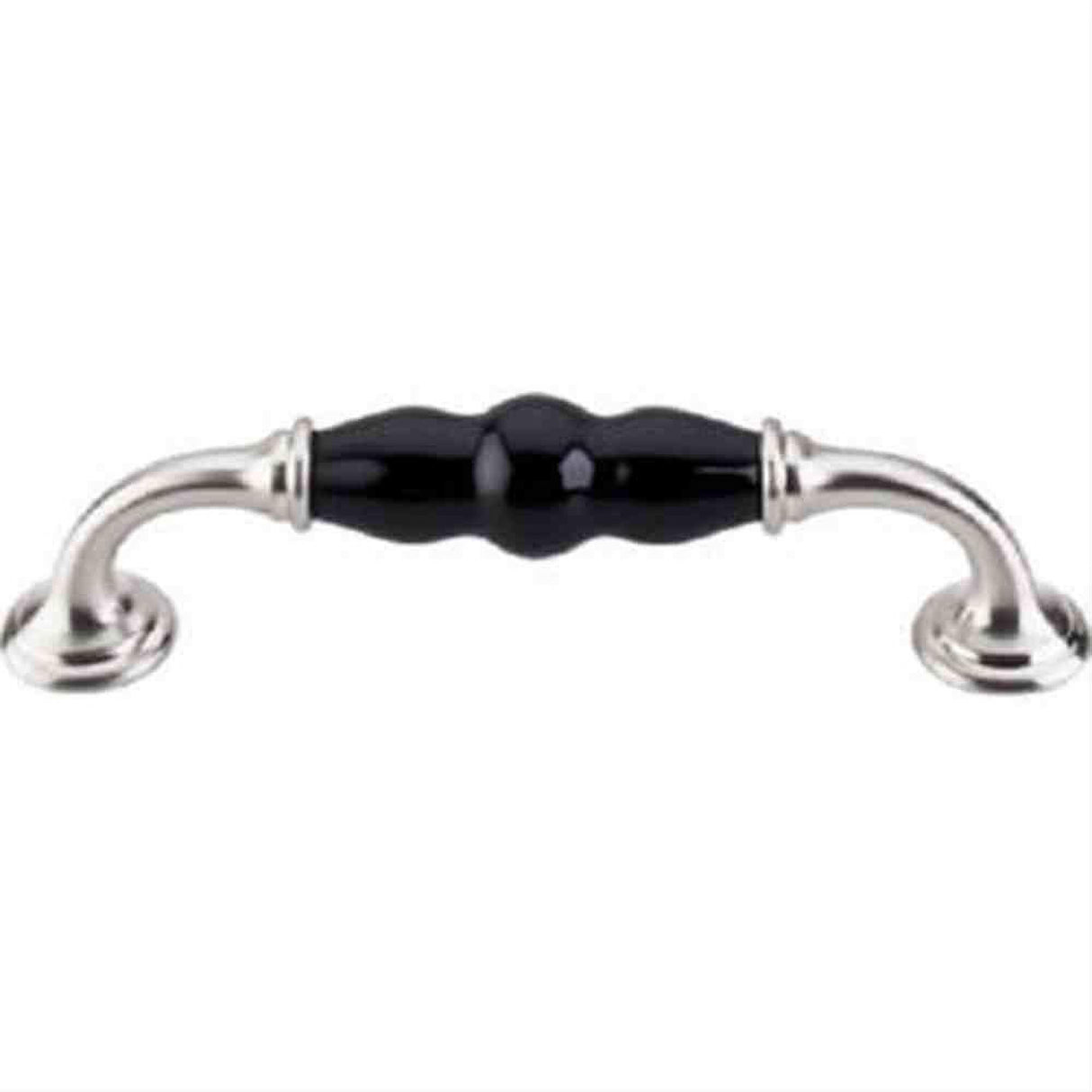 Top Knobs TK310BSN Ceramic D-Pull 5-1/16" Center to Center Brushed Satin Nickel