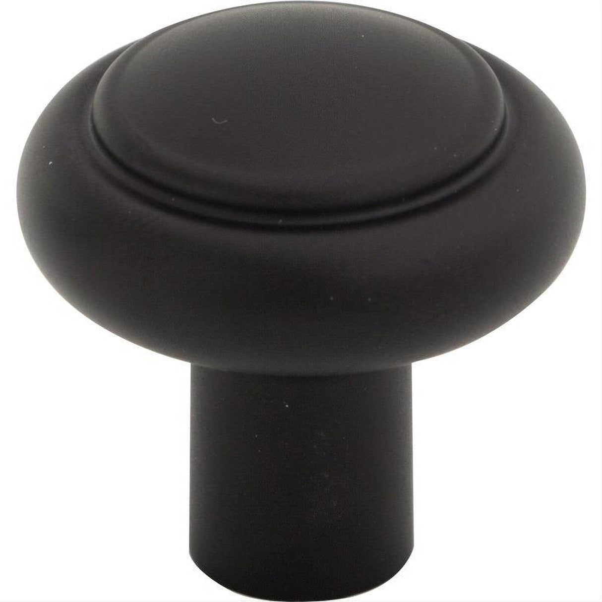 Top Knobs TK3110BLK TK3110 Clarence 1-1/4" Diameter Cabinet Knob Flat Black