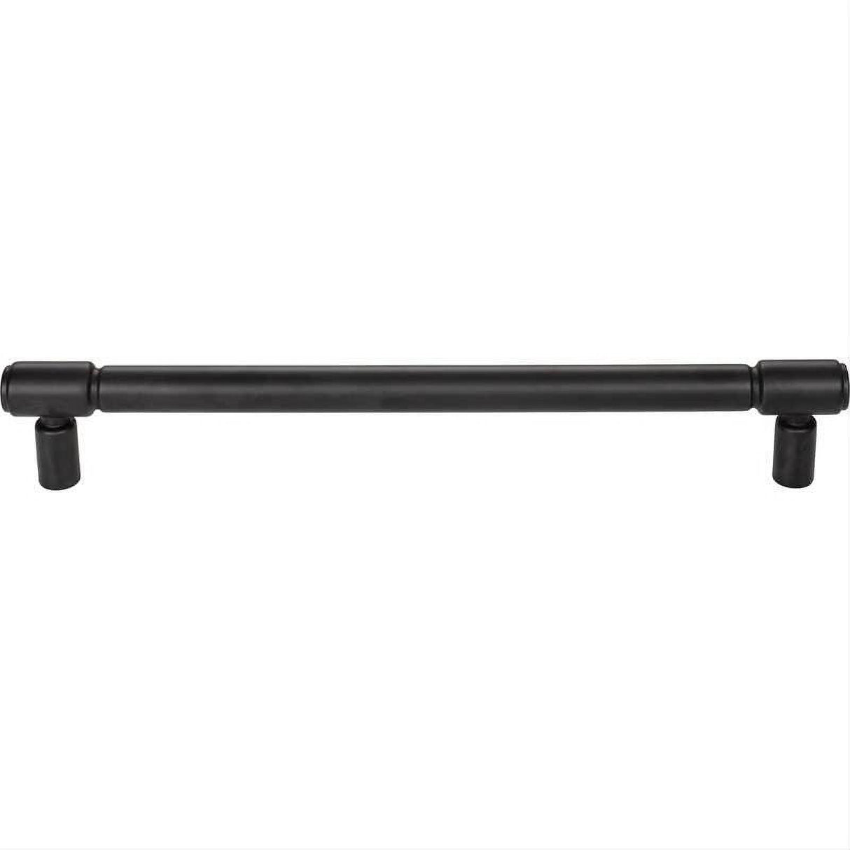 Top Knobs TK3119BLK TK3119 Clarence 18" Center to Center Cabinet Pull / Appliance Pull Flat Black