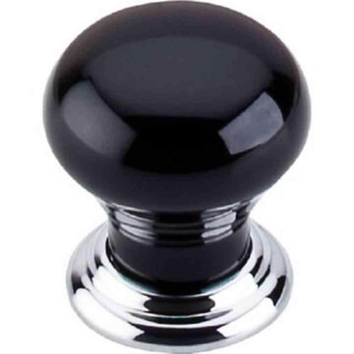 Top Knobs TK312PC Ceramic Small Cabinet Knob 1-1/8" Polished Chrome