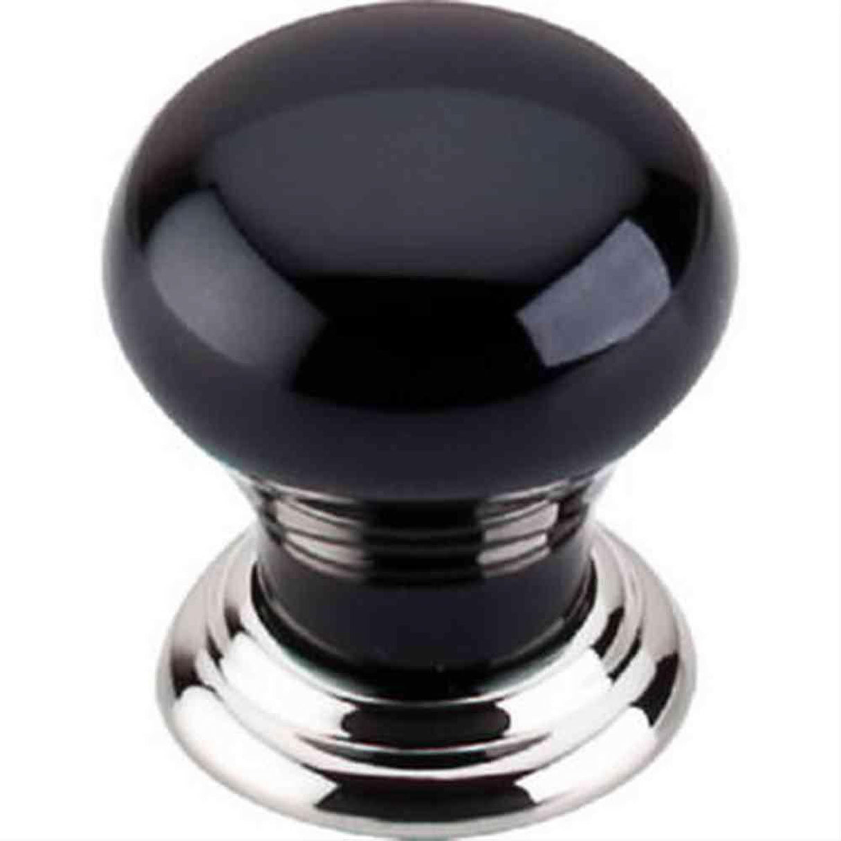 Top Knobs TK312PN Ceramic Small Cabinet Knob 1-1/8" Polished Nickel