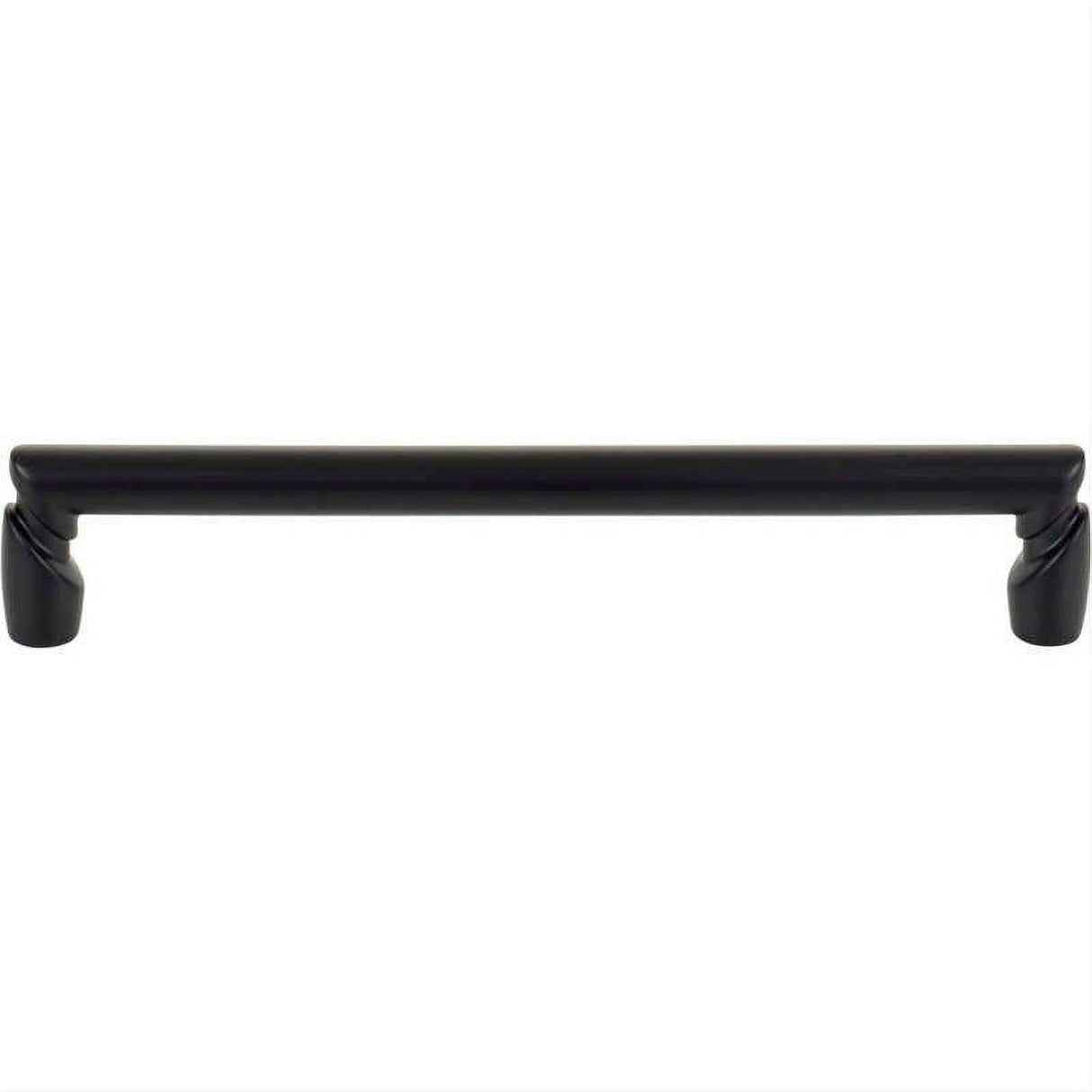 Top Knobs TK3134BLK TK3134 Florham Cabinet Pull 6 5/16 Inch (c-c) Flat Black