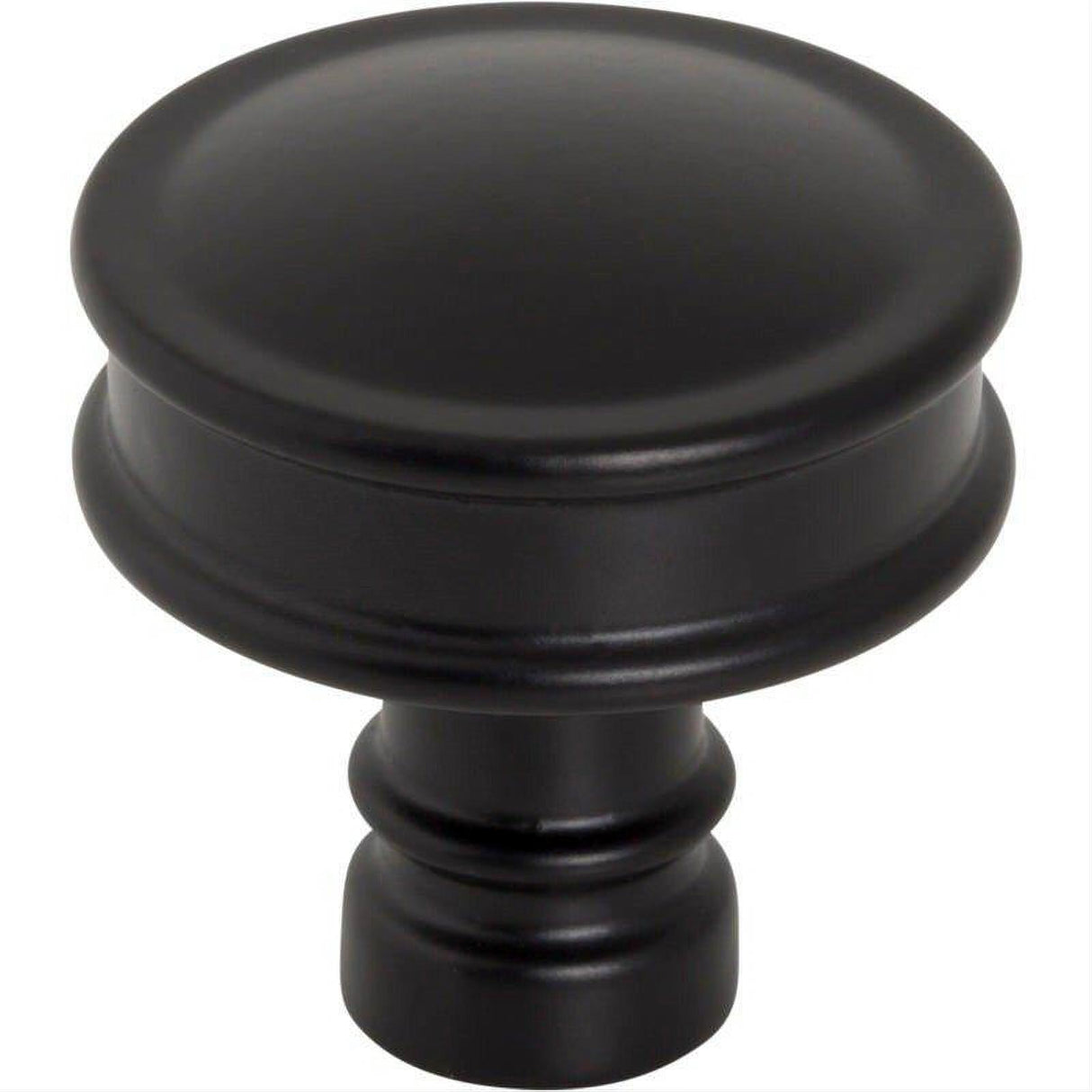 Top Knobs TK3140BLK TK3140 Cranford Cabinet Knob 1 1/4 Inch Flat Black