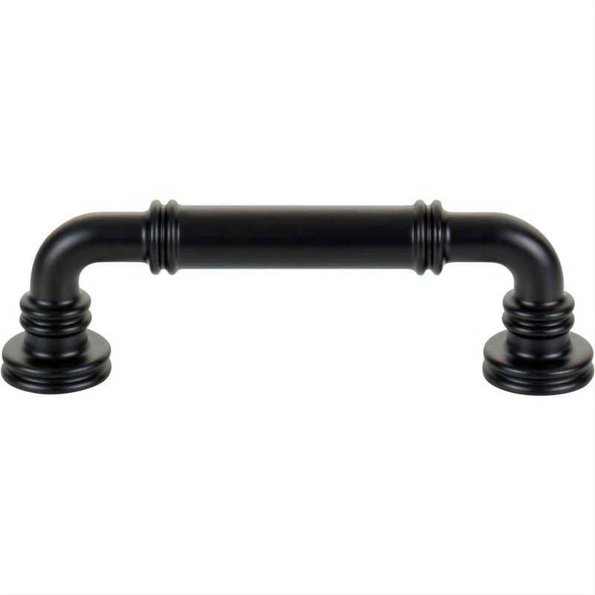 Top Knobs TK3141BLK TK3141 Cranford Cabinet Pull 3 3/4 Inch (c-c) Flat Black